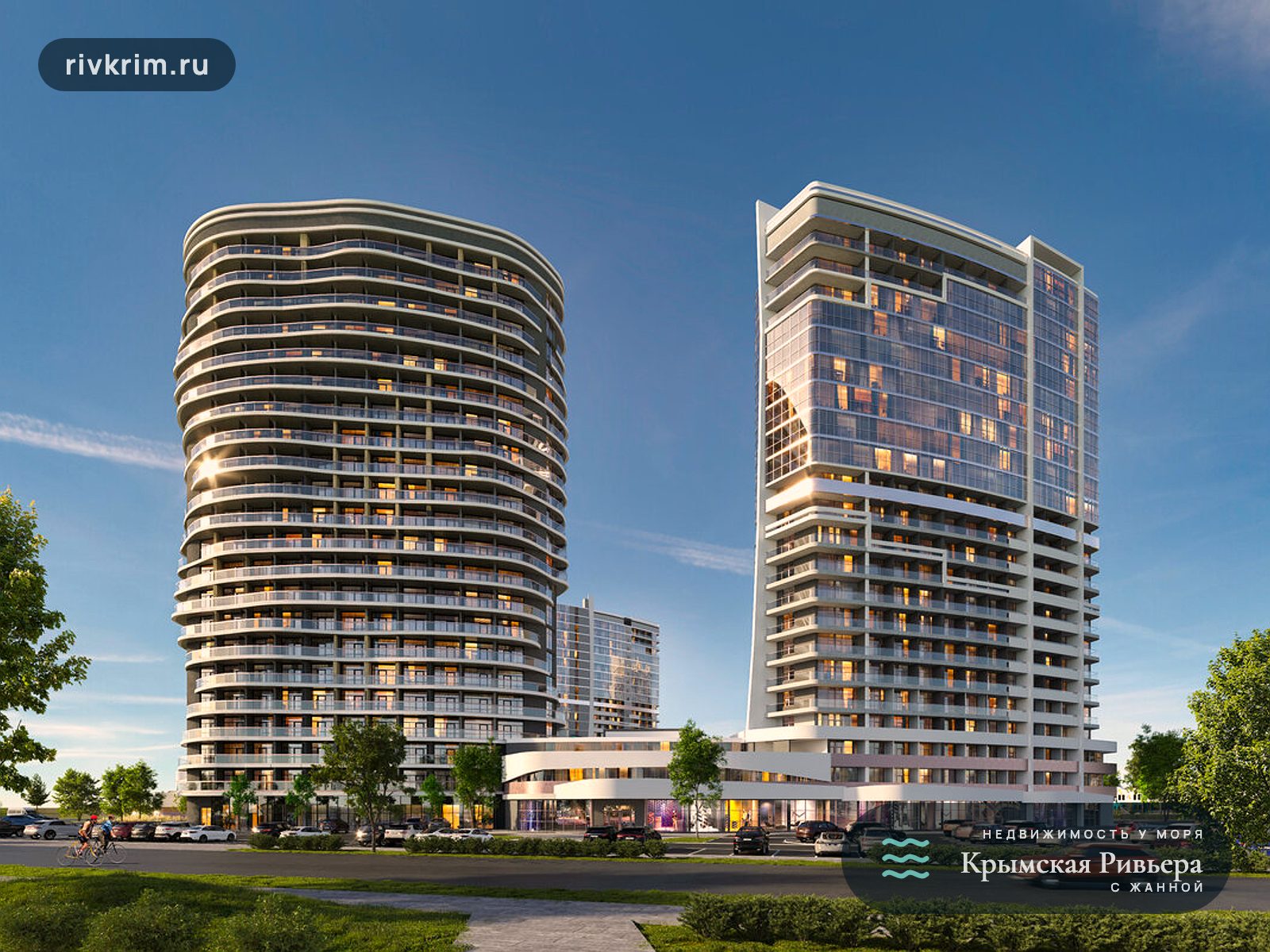 Евпатория ЖК "Мойнако Ривьера" 1-комнатная квартира 56 м²